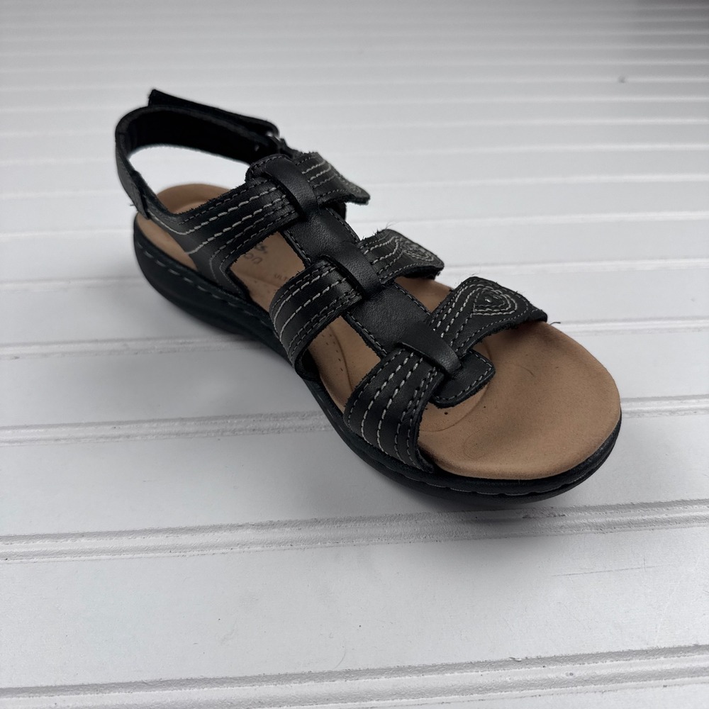 Clark Laurieann Vine Women's 5 Black Sandal LEFT SHOE ONLY AMPUTEE